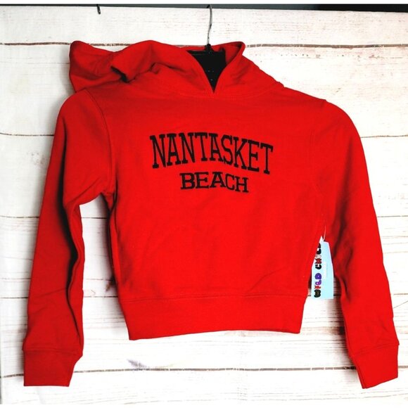 Red Lobster Nantasket Beach Embroidered Toddler Hooded Sweatshirt by Wild Child - Picture 9 of 10